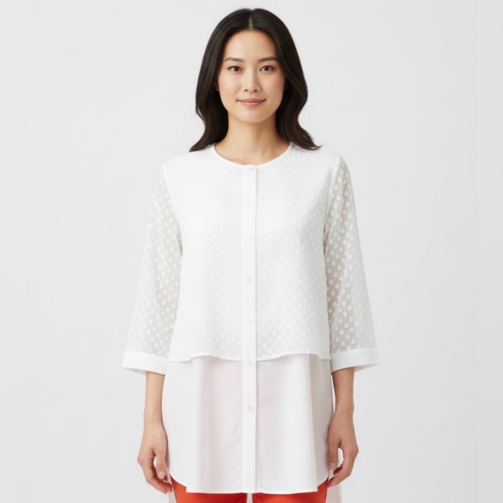 Max Mara white Shirt ,size 12,100% cotton. LIKE NEW